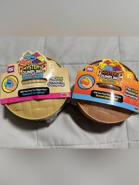 Crazy Fun Mystery Dumpling Set of Two (Seashell and Sunset Dumpling) NEW